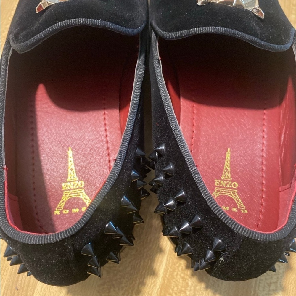 MEN'S VELVET SHOES: STYLISH SLIP-ON LOAFERS 8.5 - Picture 10 of 12